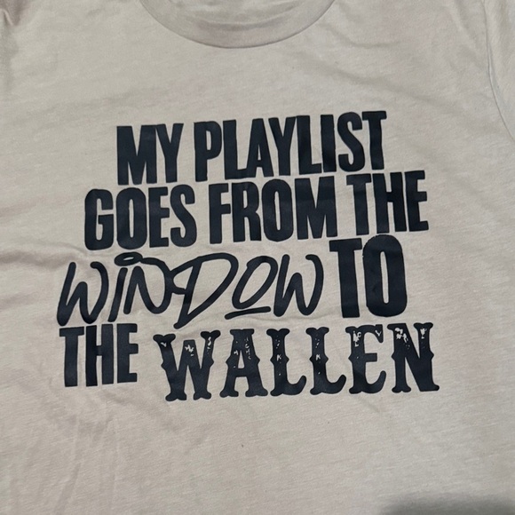 Window to the Wallen Graphic Tee with Bold Text - Picture 2 of 5